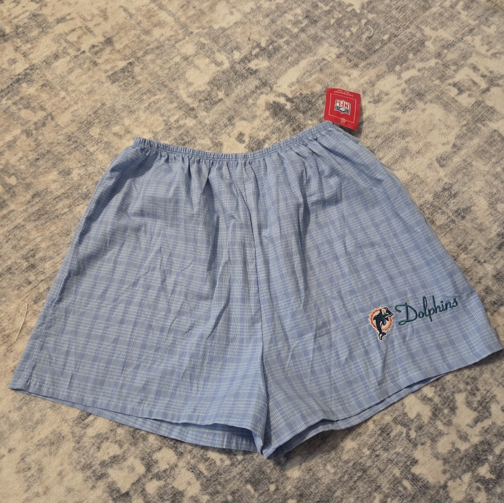 Vtg Miami Dolphins Sleep Boxer Shorts